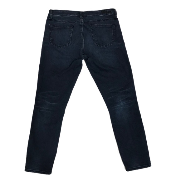 Kut from the Kloth Dark Blue Emma Zip Ankle Skinny Jeans - Picture 3 of 14